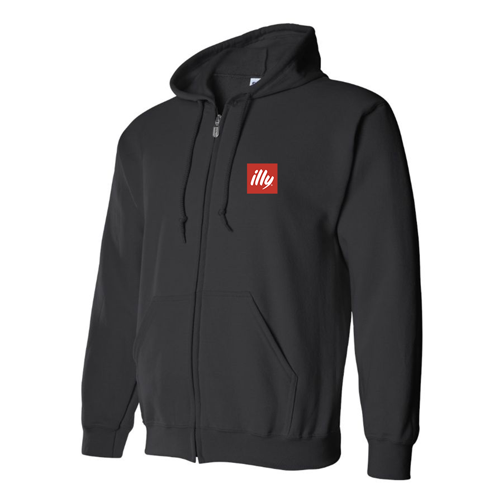 Men's Illy Logo Zipper Hoodie