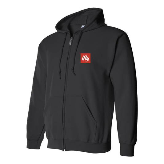 Men's Illy Logo Zipper Hoodie
