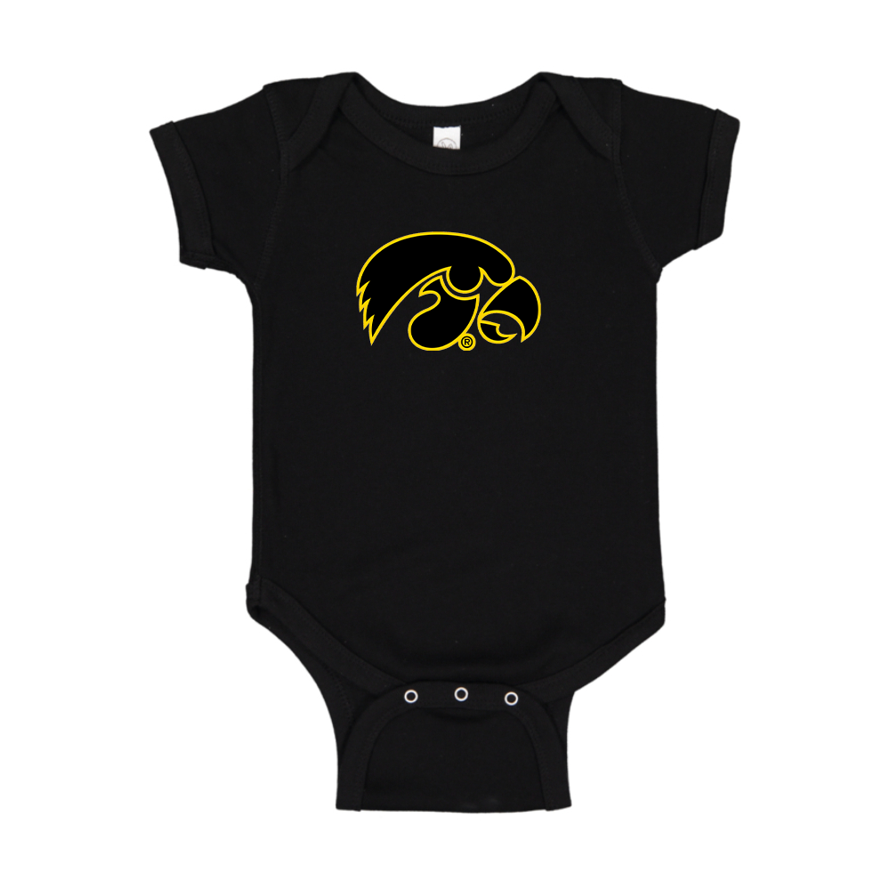Lowa Hawkeyes Logo Baby Romper Onesie