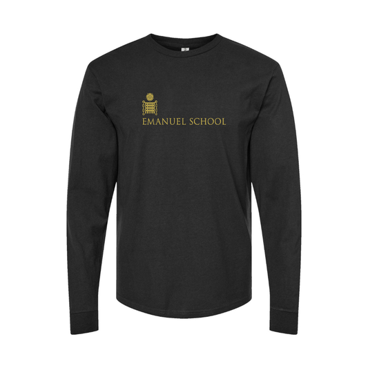 Youth Emanuel School Logo Cotton Long Sleeve T-Shirt
