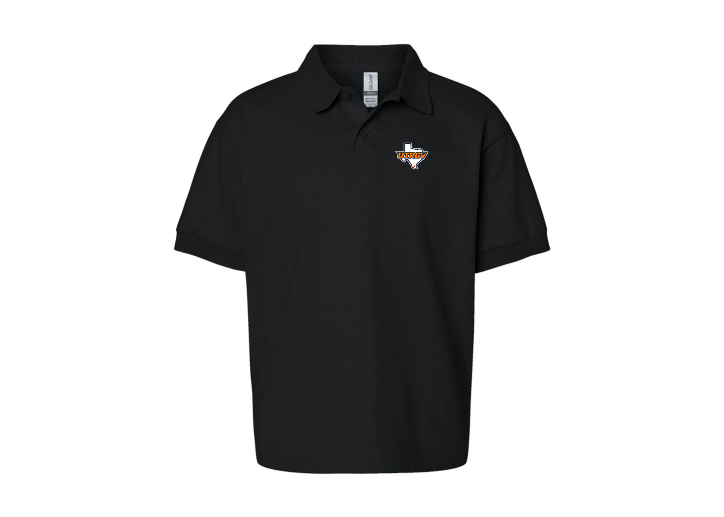 Youth UTRGV Vaqueros Gildan Dry Blend Jersey Polo
