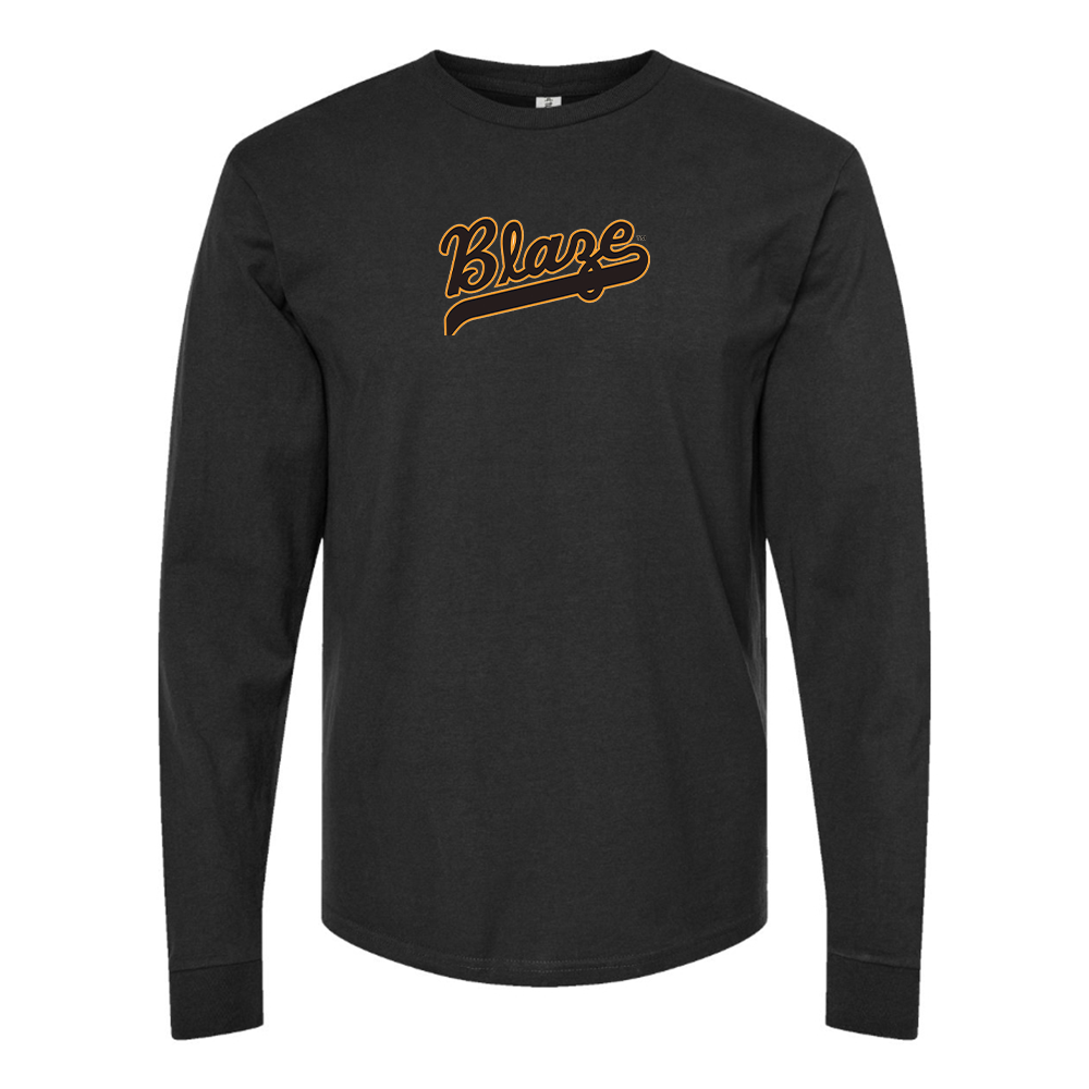 Youth Bakersfield Blaze Logo Cotton Long Sleeve T-Shirt
