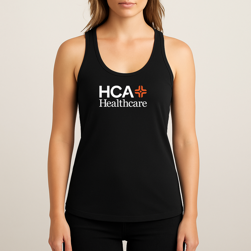 Women's HCA Healthcare Logo Next Level Ideal Racerback Tank