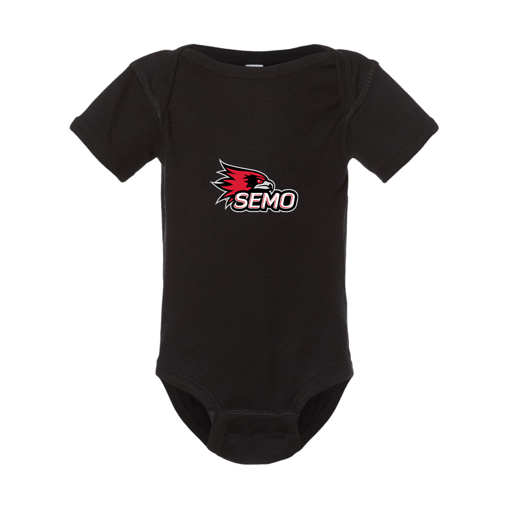SEMO Redhawks Logo Rabbit Skins Infant Baby Rib Bodysuit