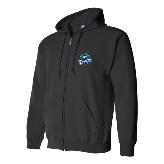 Men's Asheville Tourists Logo Zipper Hoodie