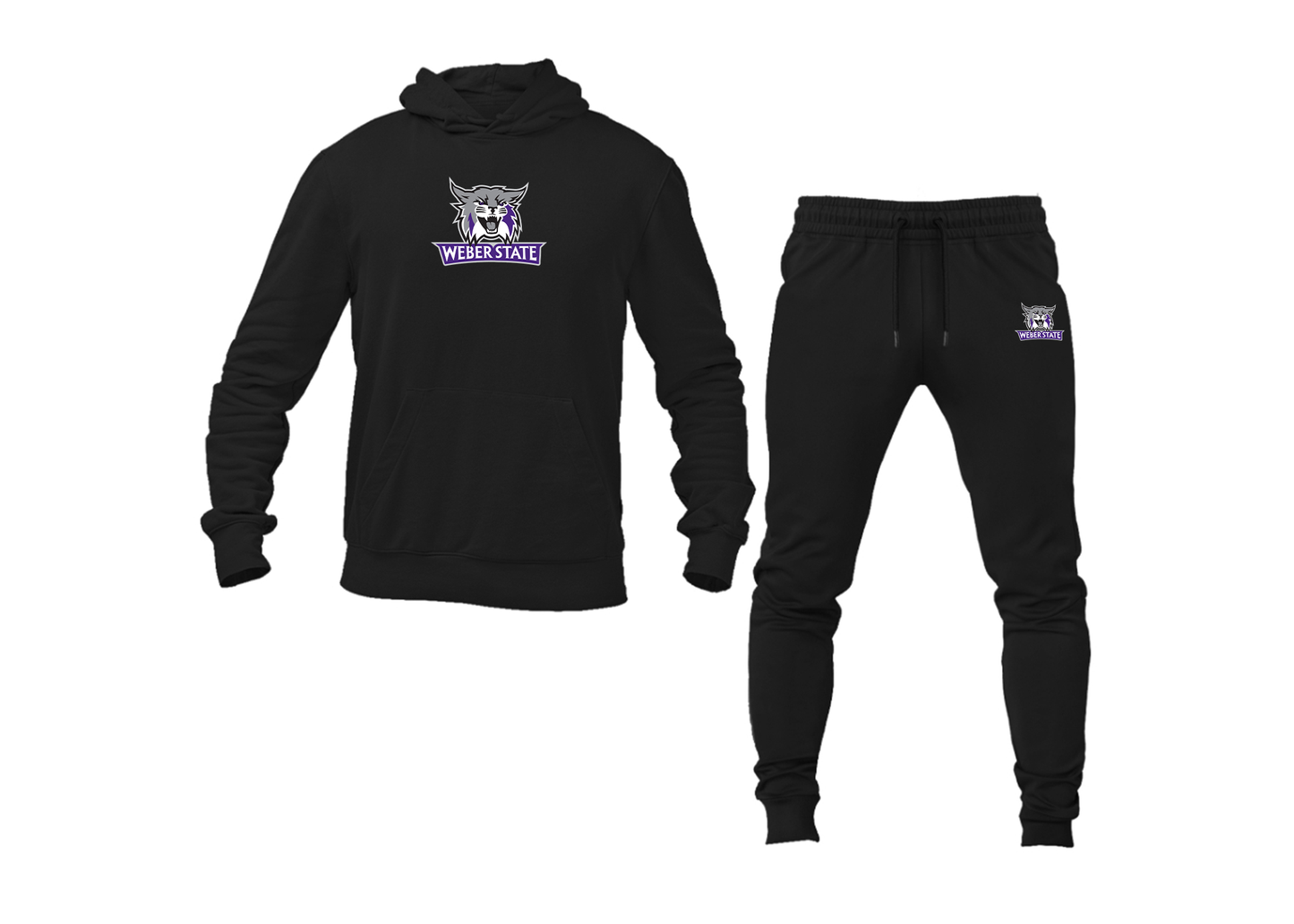 Men's Weber State Wildcats Hoodie Joggers Set