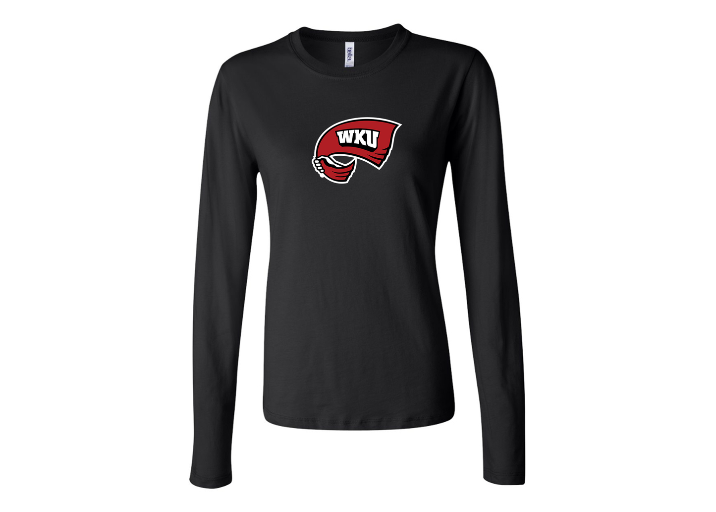 BELLA CANVAS Women’s Western Kentucky Hilltoppers Jersey Long Sleeve Tee