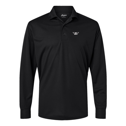 Men's Aerosmith Logo Paragon Prescott Long Sleeve Polo