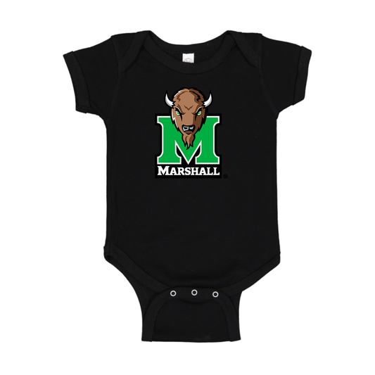 Marshall Thundering Herd Logo Baby Romper Onesie