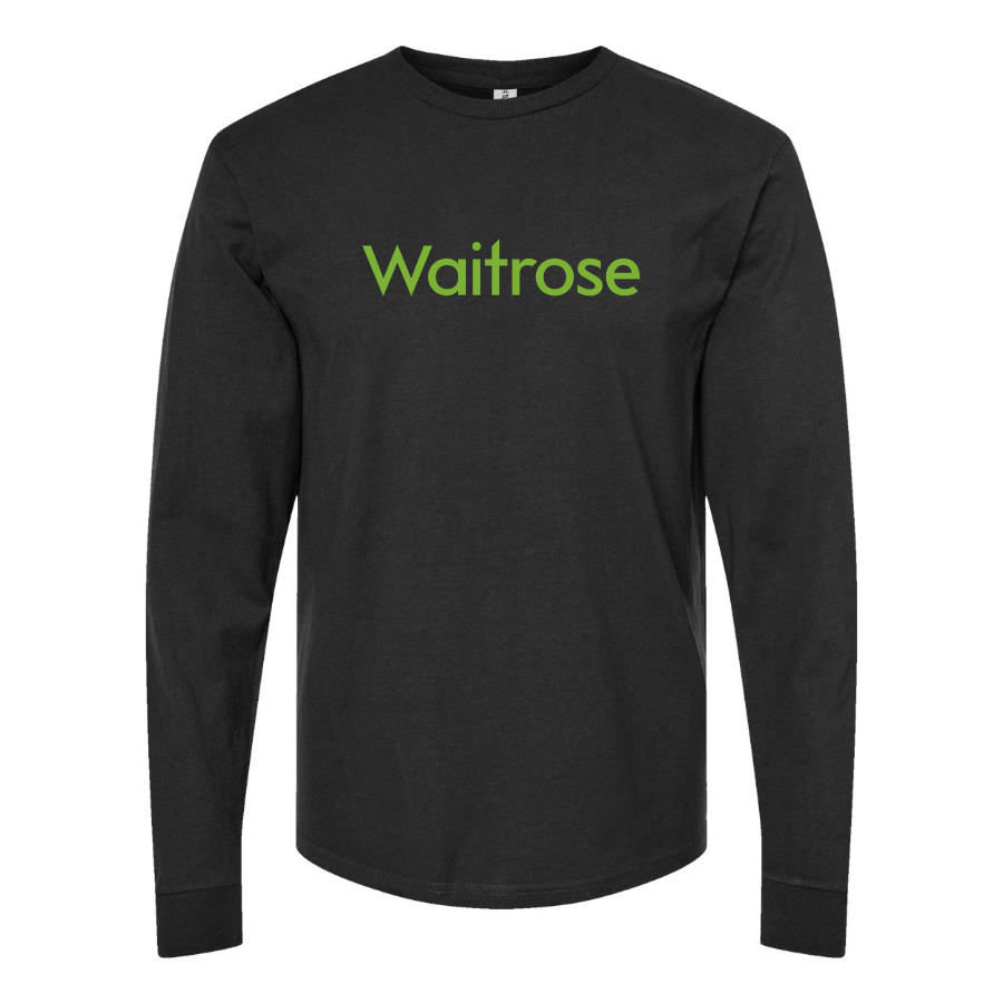 Youth Waitrose Logo Cotton Long Sleeve T-Shirtl