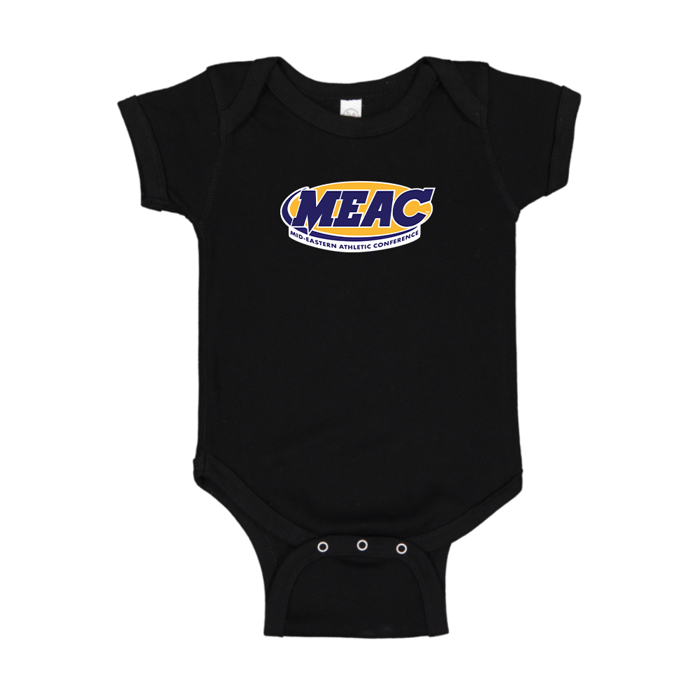 Mid Eastern Athletic Conference Logo Baby Romper Onesie