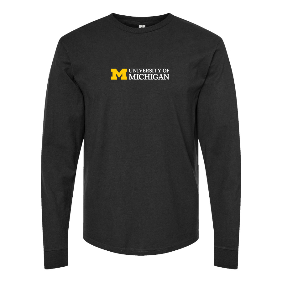 Men's University of Michigan Logo Long Sleeve T-Shirt