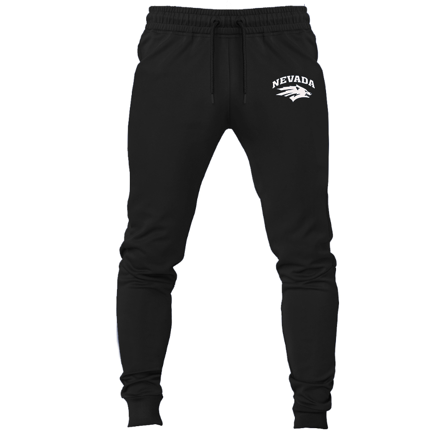 Men's Nevada Wolf Pack Logo Joggers Sweatpants