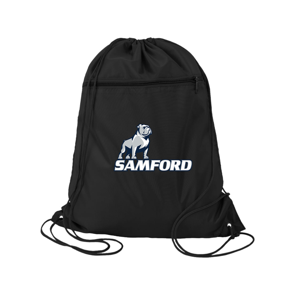 Samford Bulldogs Logo Q-Tees - Polyester Cinchpack