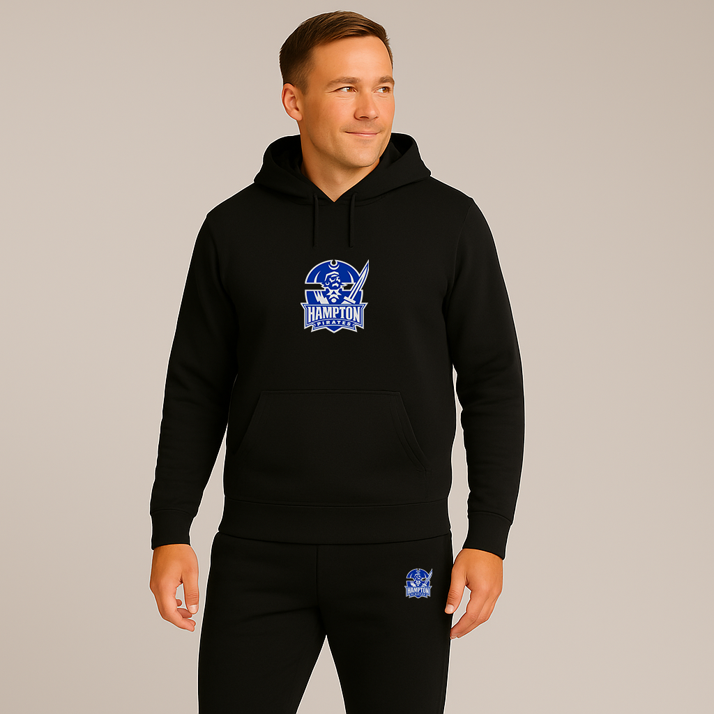 Men's Hampton Pirate Logo Hoodie Joggers Set
