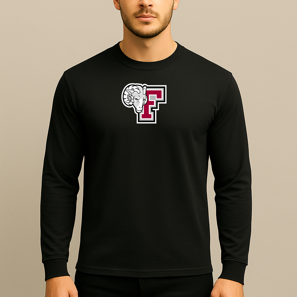Men's Fordham Rams Logo Long Sleeve T-Shirt