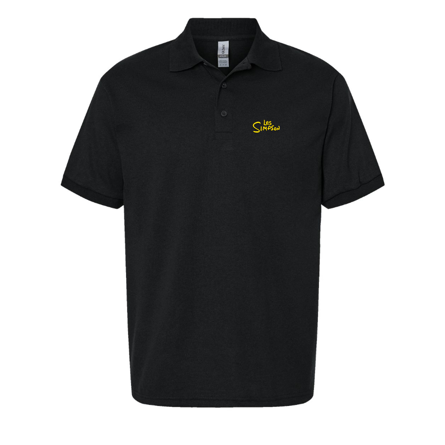 Men's Les Simpson Logo Dry Blend Polo