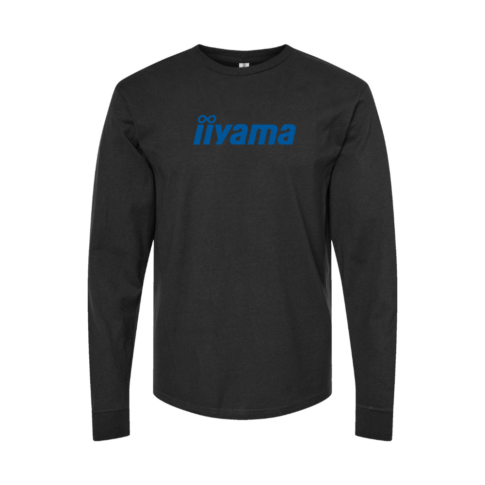 Youth Iiyama Logo Cotton Long Sleeve T-Shirt