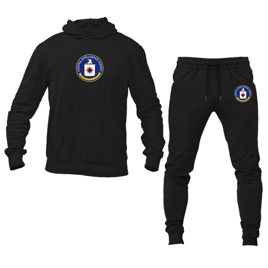 Men's CIA Logo Hoodie Joggers Set