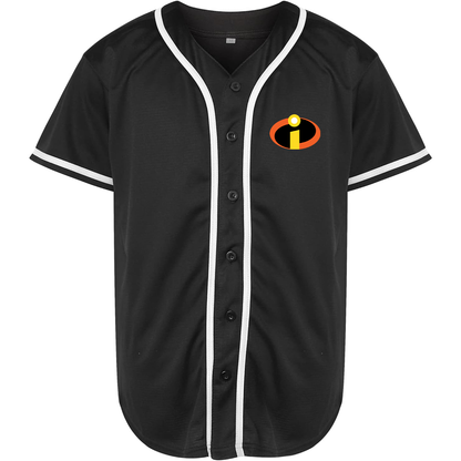 Men's The Incredibles Cartoon Baseball Jersey