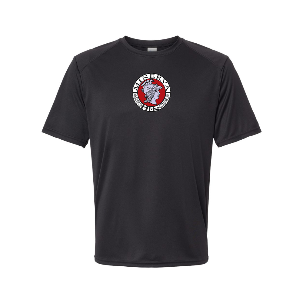Men's Minerva Automobile Logo Polyester T-Shirt