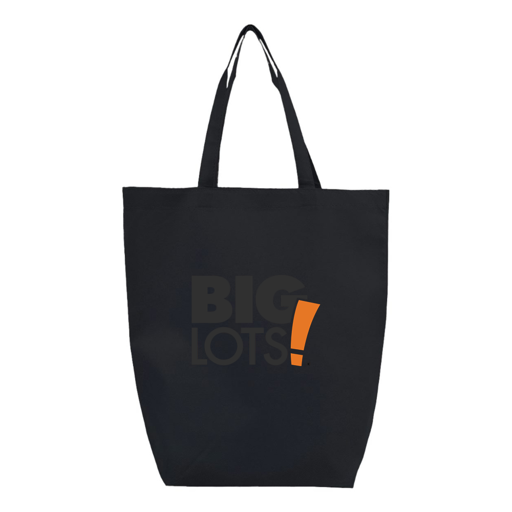 Big Lots Logo Q-Tees Non-Woven Gusset Bottom Tote