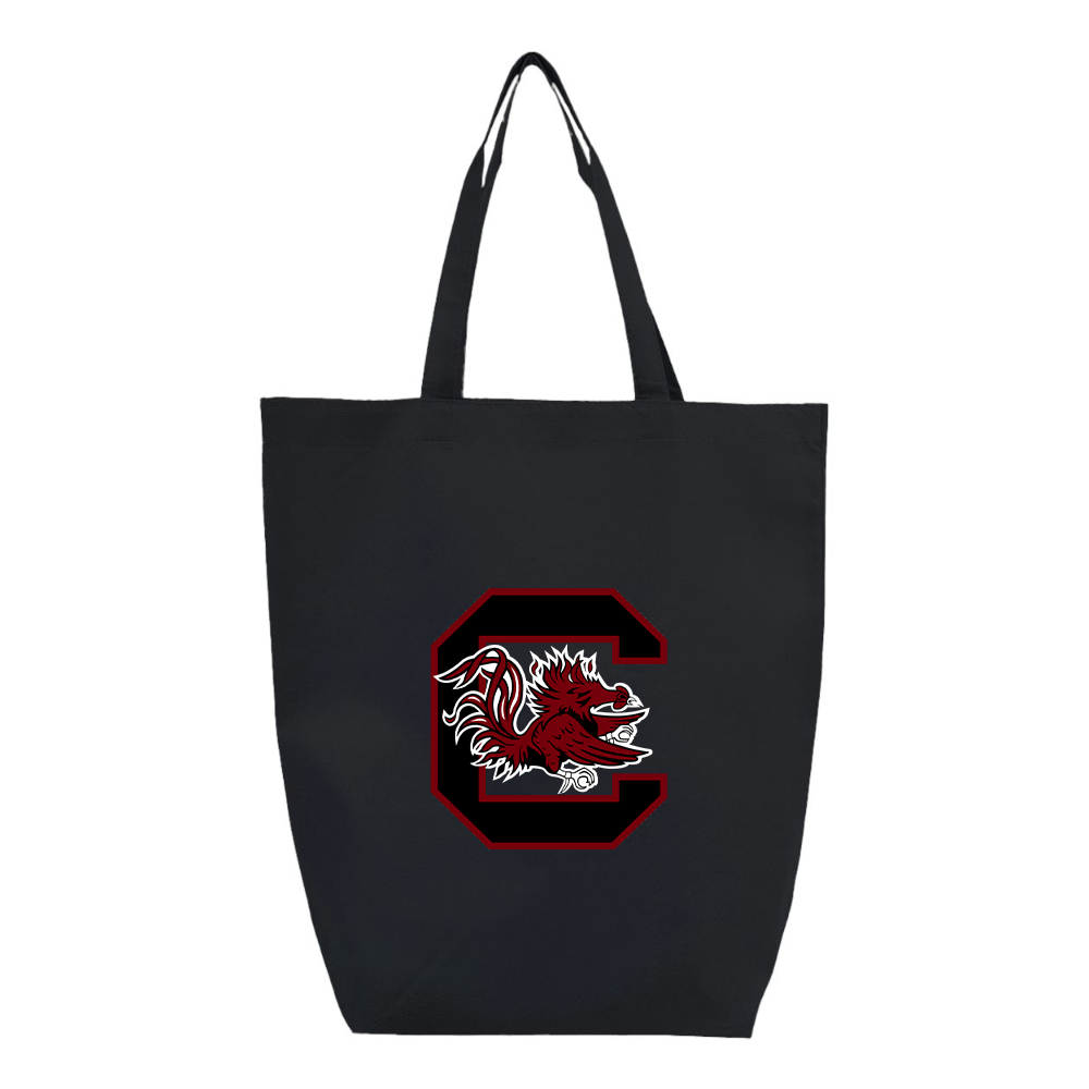 South Carolina Gamecocks Logo Q-Tees Non-Woven Gusset Bottom Tote