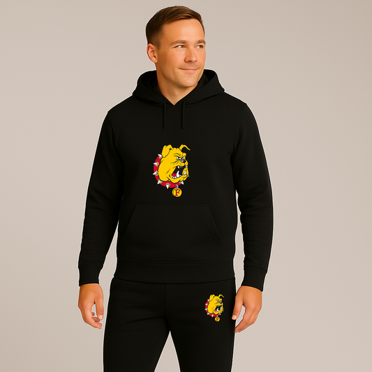 Men's Ferris State Bulldogs Logo Hoodie Joggers Set