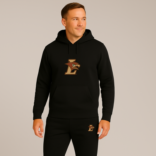 Men's Lehigh Mountain Hawks Logo Hoodie Joggers Set
