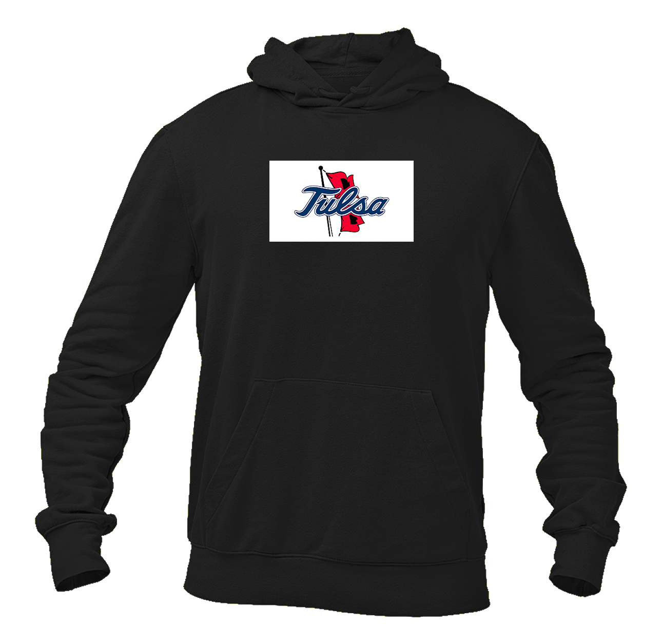 Men's Tulsa Golden Hurricane Logo  Pullover Hoodie