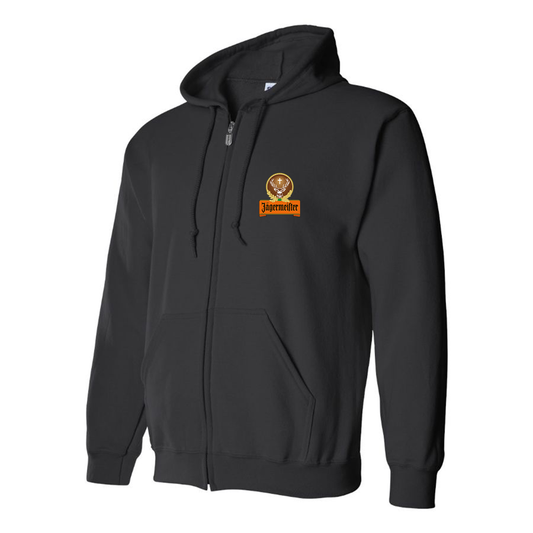 Men's Jagermeister Logo Zipper Hoodie