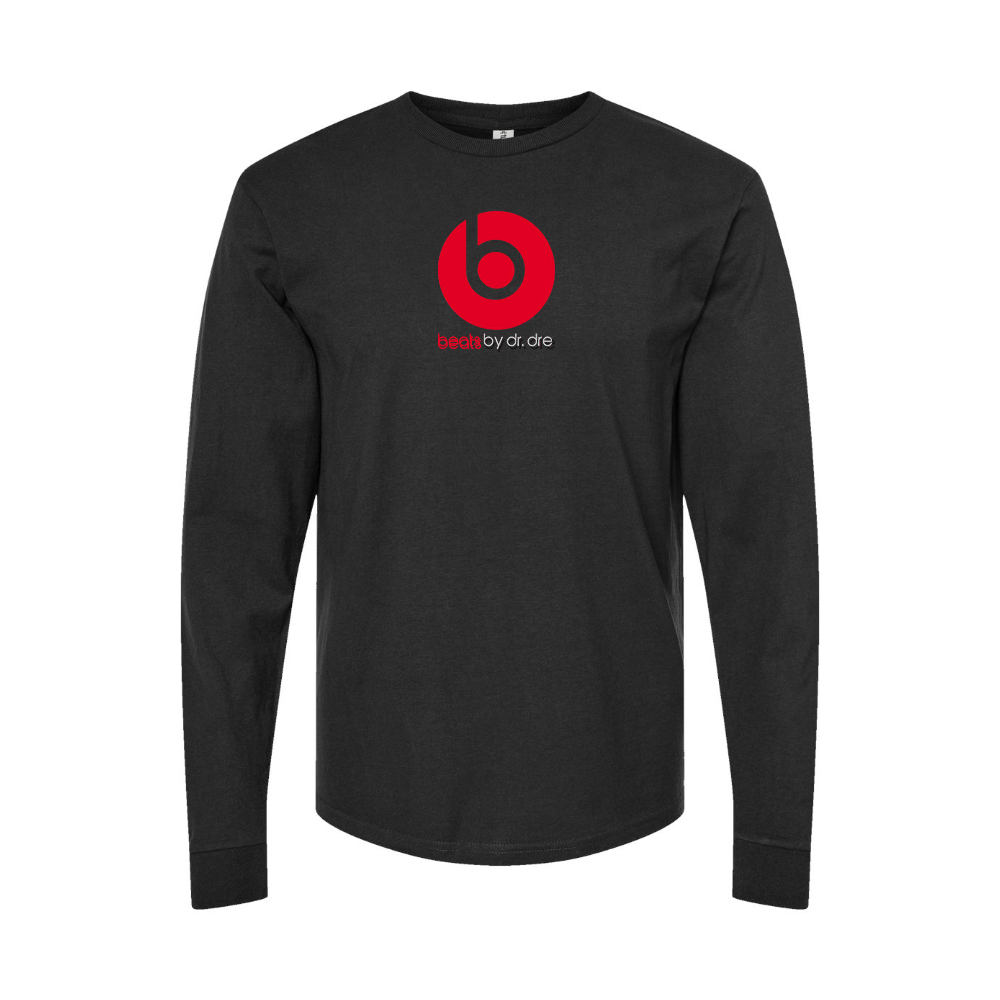 Men's Beats-by Dre Logo Long Sleeve T-Shirt