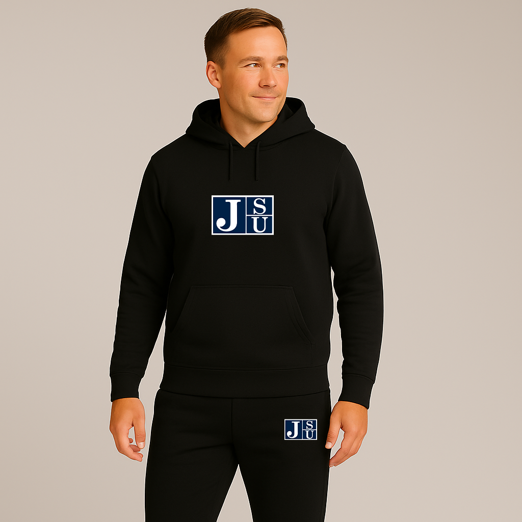 Men's Jackson State Tigers Logo Hoodie Joggers Set