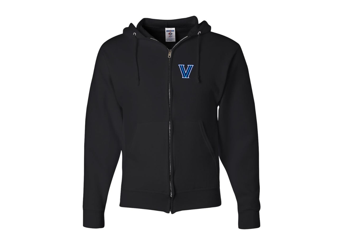 Men's Villanova Wildcats JERZEES NuBlend Full-Zip Hooded Sweatshirt