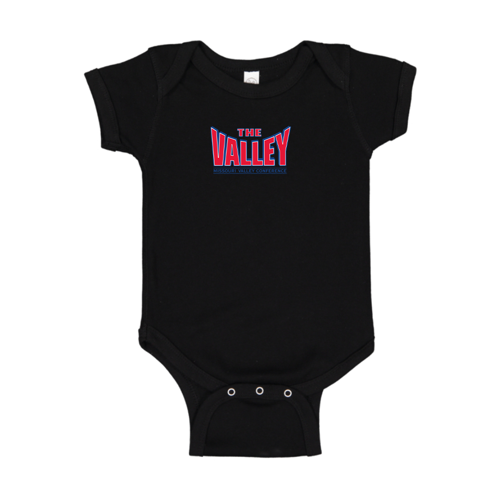 Missouri Valley Conference Logo Baby Romper Onesie