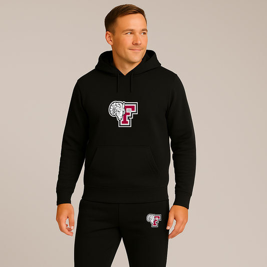 Men's Fordham Rams Logo Hoodie Joggers Set