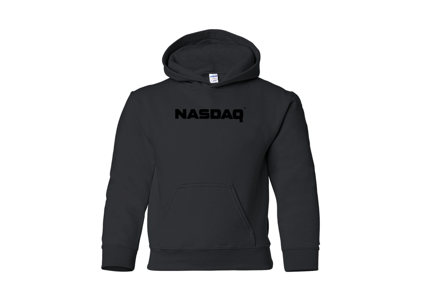 Youth Nasdaq Logo Gildan Heavy Blend  Hooded Sweatshirt