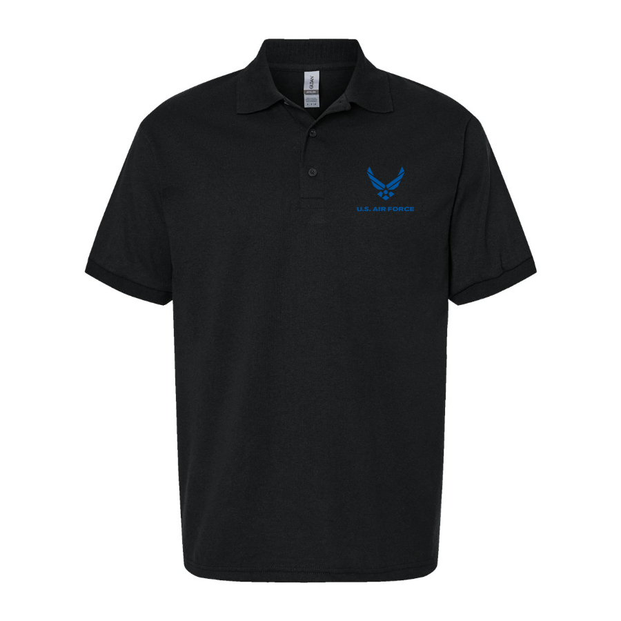 Men's US Airforce Logo Dry Blend Polo