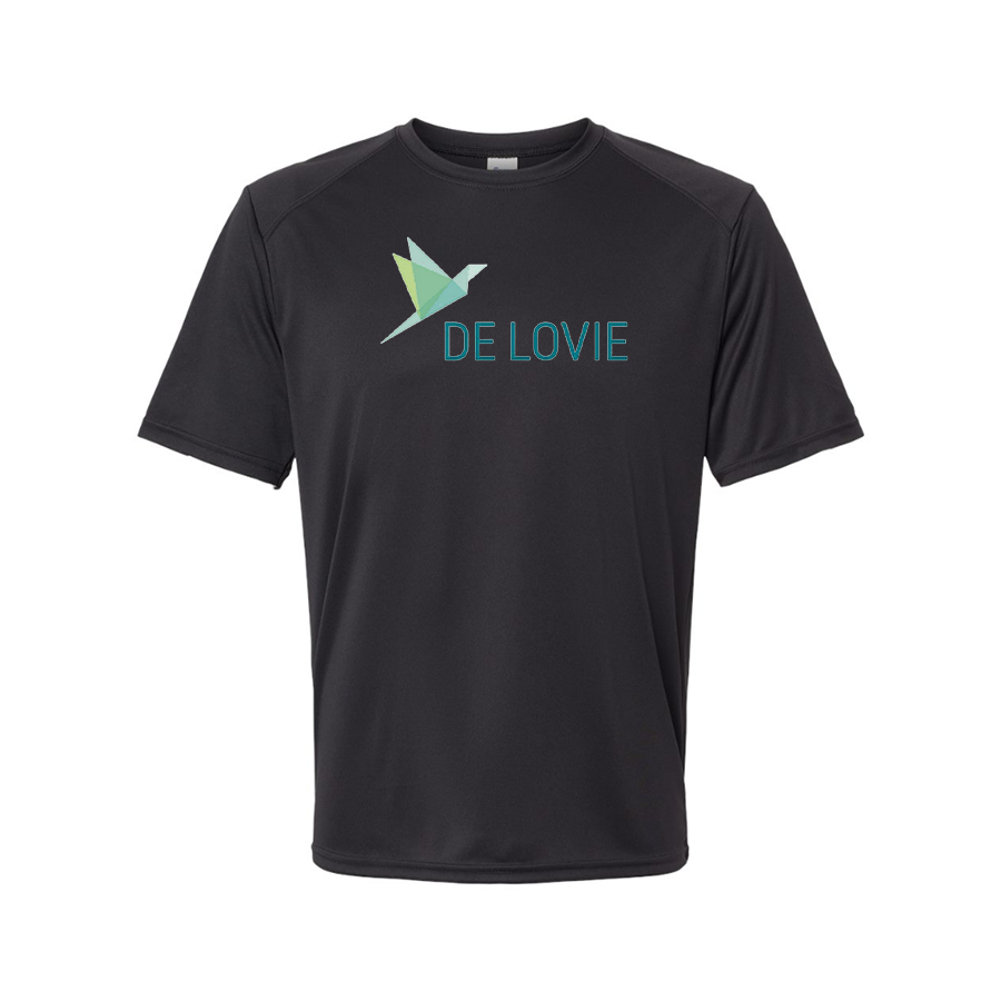 Men's De Lovie Logo Polyester T-Shirt