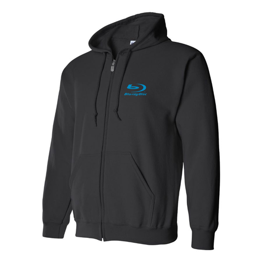 Men's Blu-Ray Logo Zipper Hoodie