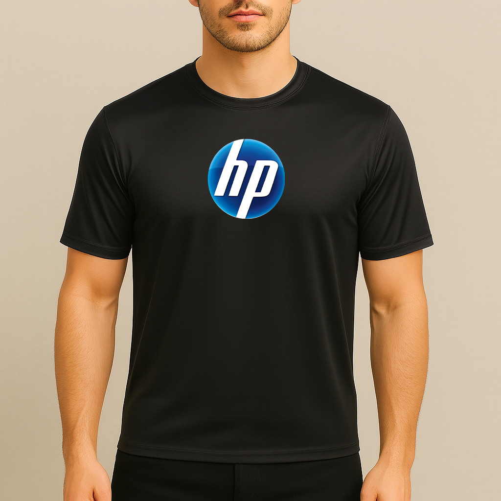 Men's HP Logo Polyester T-Shirt