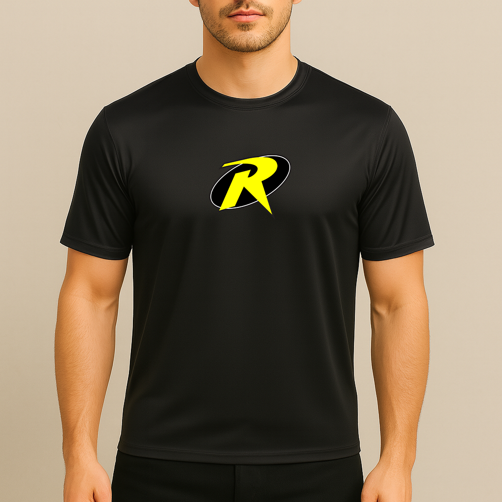 Men's Robin DC Comics Superhero Polyester T-Shirt