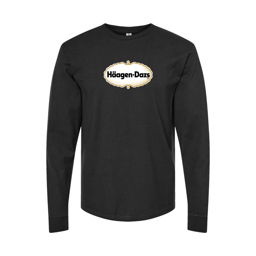 Youth Haagen Dazs Logo Cotton Long Sleeve T-Shirt
