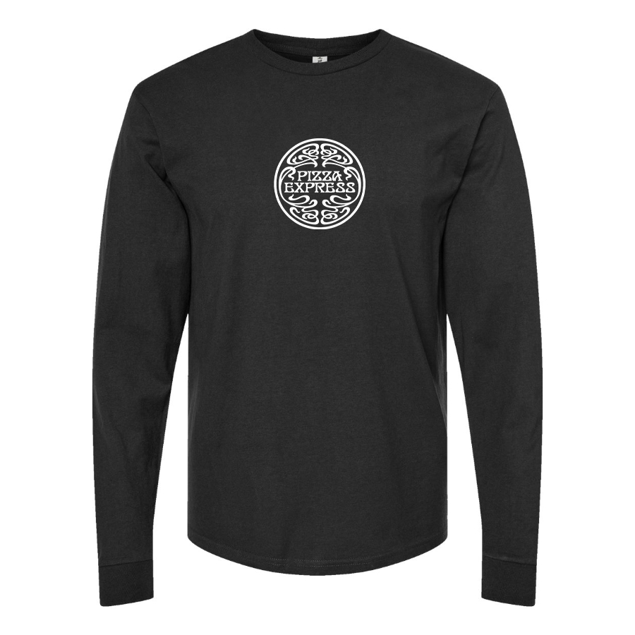 Youth Pizza Express Logo Cotton Long Sleeve T-Shirt