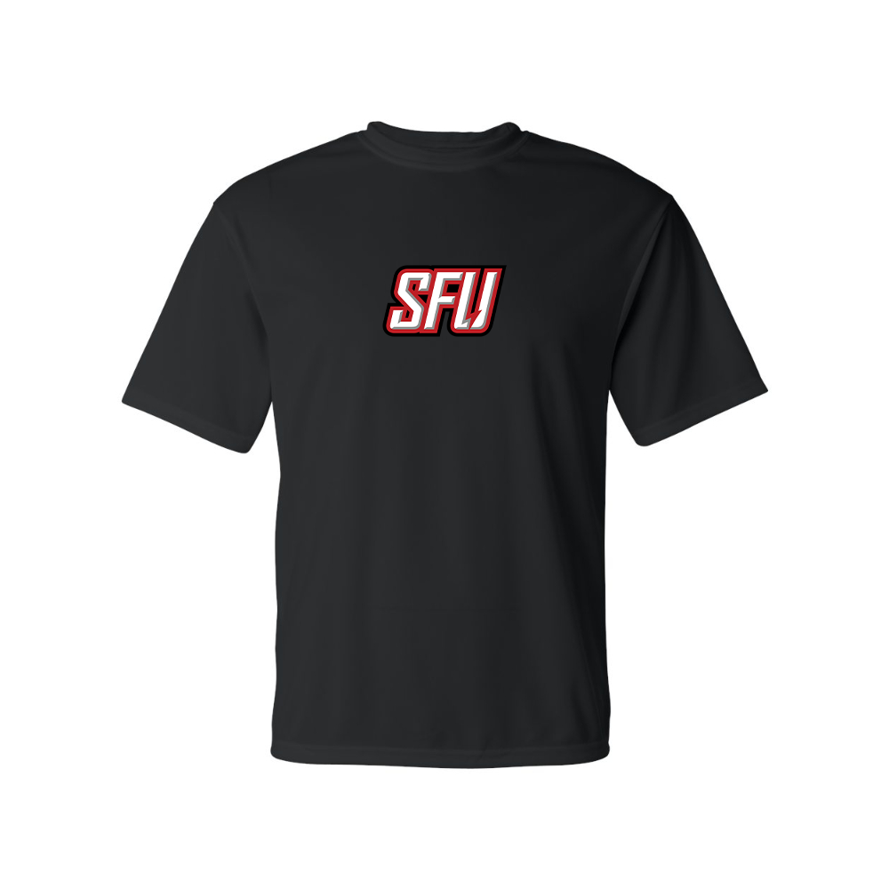 Men's Saint Francis Red Flash Logo Polyester T-Shirt