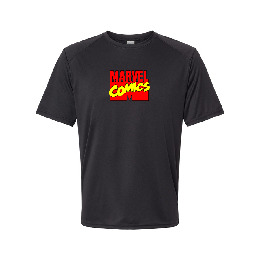 Men's Marvel Comics Logo Polyester T-Shirt