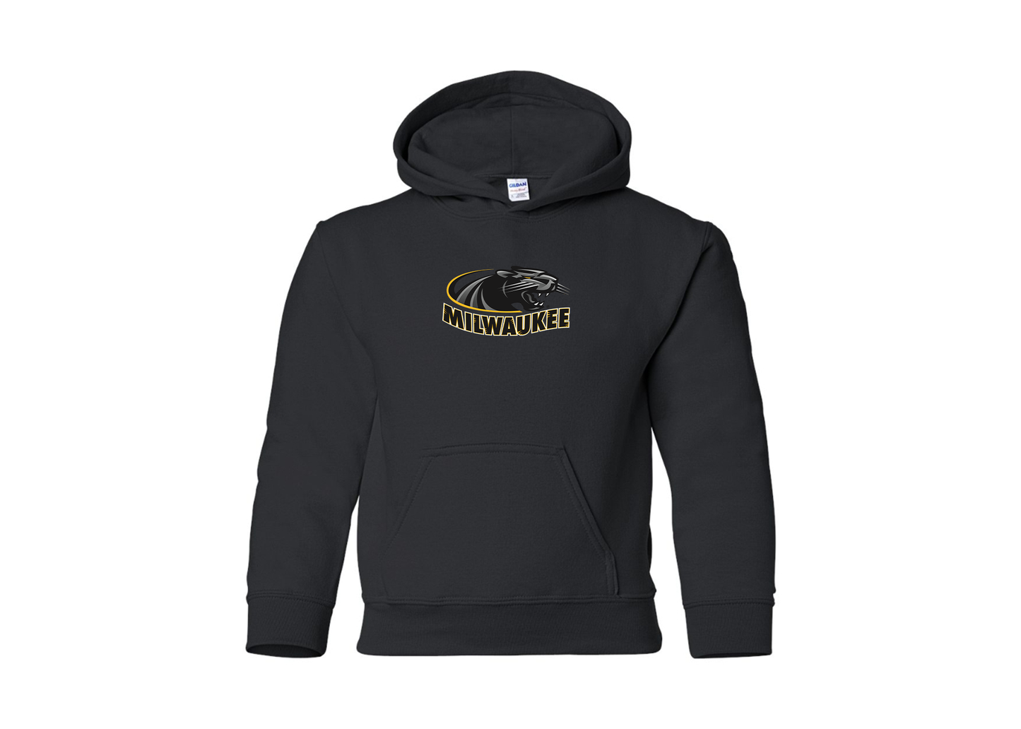 Youth Wisconsin Milwaukee Panthers Gildan Heavy Blend  Hooded Sweatshirt