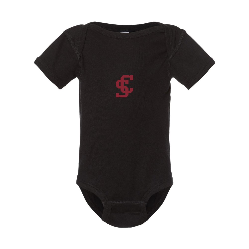 Santa Clara Broncos Logo Rabbit Skins Infant Baby Rib Bodysuit
