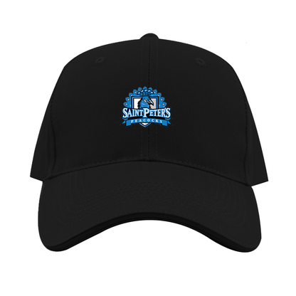 Saint Peters Peacocks Logo Dad Baseball Cap Hat