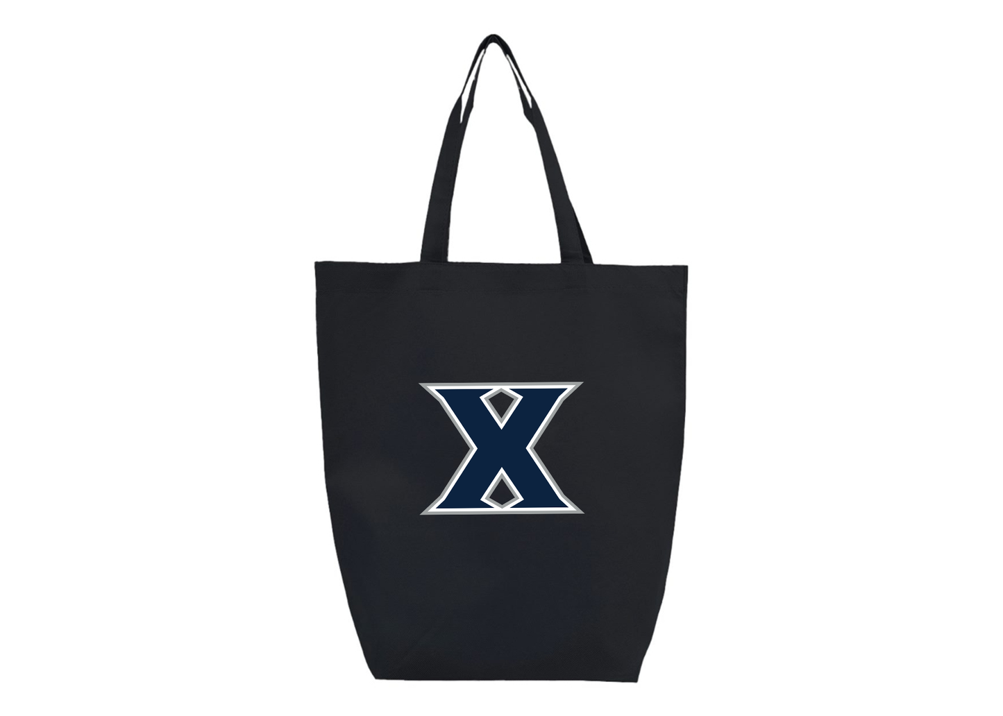Xavier Musketeers Q-Tees Non-Woven Gusset Bottom Tote